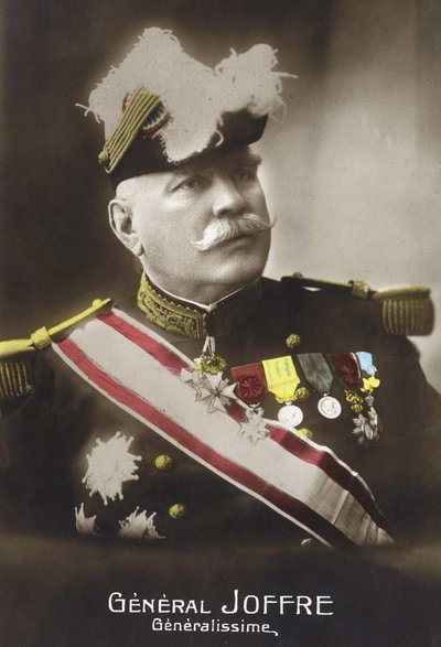 Joseph Joffre tábornok (1852 - 1931) portréja. alkotó: French School