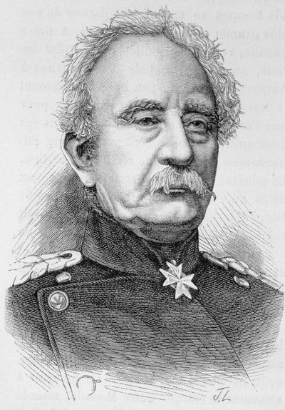 Karl Friedrich Von Steinmetz tábornok, porosz feld marsall (1796-1877) portréja – Henri Martin „L