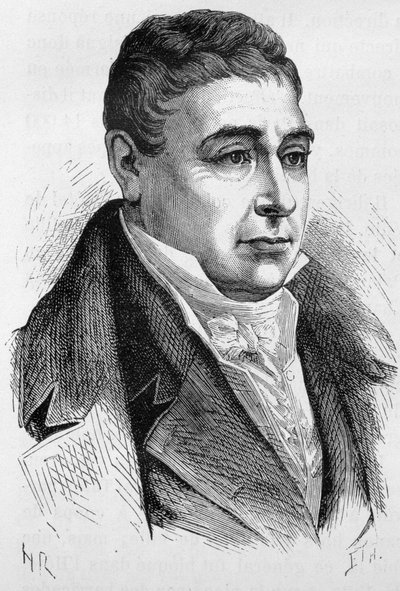 La Fayette (Lafayette) tábornok (1757 - 1834) portréja – Henri Martin „Franciaország története” c. alkotó: French School