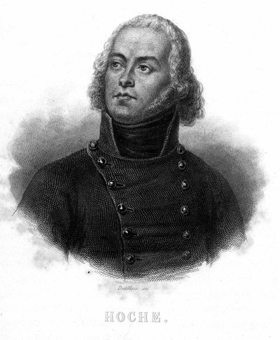 Lazare Louis Hoche tábornok (1768-1797) portréja – Thiers „Revolution francaise” című könyvében. 19. század alkotó: French School