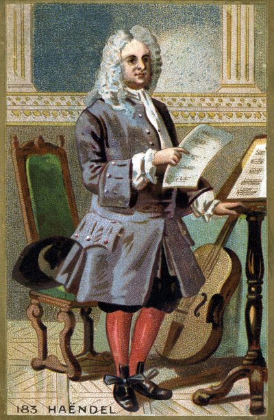George Frederick Handel portréja (Georg Friedrich Handel alkotó: French School