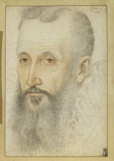 George Talbot, Shrewsbury 6. grófja (1528-90) portréja (kréta papíron) alkotó: French School