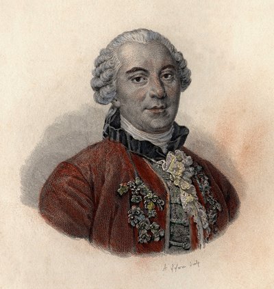 Georges Louis Leclerc, Buffon gróf (1707-1788) francia természettudós és író portréja. A „” Hasznos férfiak portréiban”” alkotó: French School