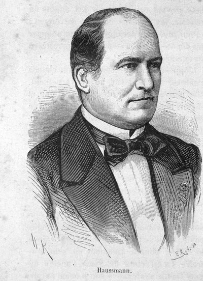 Haussmann (1809-1891) francia politikus portréja – Henri Martin „Franciaország története” című művében alkotó: French School