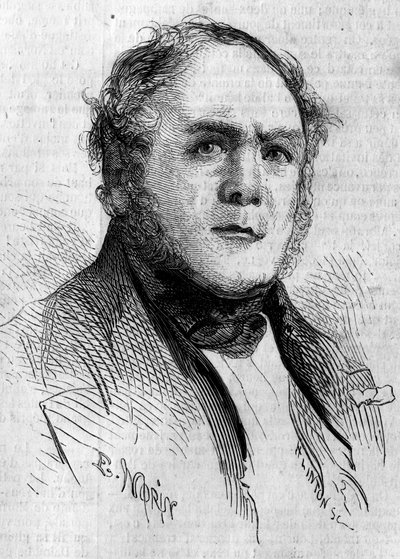 Henri Boulay de la Meurthe (1797-1858), francia szenátor portréja. Morin metszete a „” Le Monde Illustré”” 85. számában, 1858. december 4-én. alkotó: French School