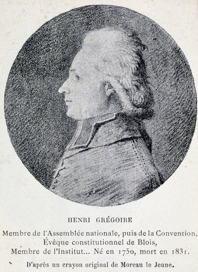 Henri portréja, aki Gregoire abbéként (1750-1831), francia egyházi és politikusként ismert alkotó: French School