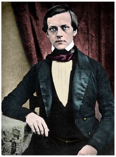 Hermann von Helmholtz (1821-1894) portréja. német fizikus, anatómus és fiziológus. alkotó: French School