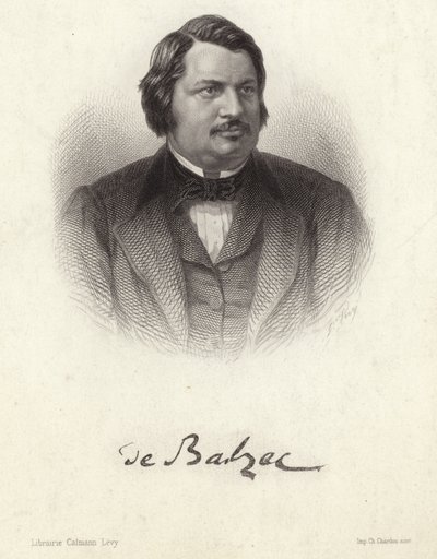 Honoré de Balzac portréja alkotó: French School