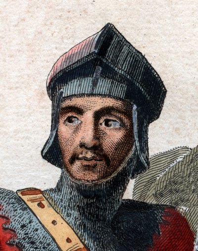 Hugh I Capet (kb.941-996), francia király portréja. alkotó: French School