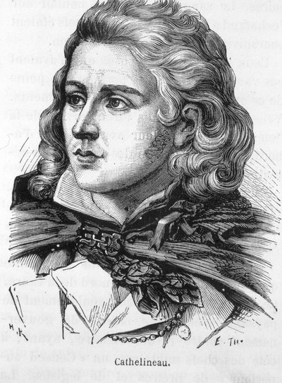 Jacques Cathelineau (1759-1793), Vendée vezetőjének portréja – Henri Martin „Franciaország története” című művében alkotó: French School