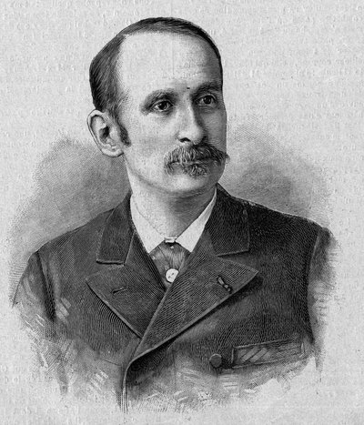 Jacques Marie Eugene Godefroy-Cavaignac (Godefroy de Cavaignac, Godefroy Cavaignac) (1853-1905), francia politikus, 1895-ös hadügyminiszter portréja. A „La gazette du dimanche” 1895. november 14-i metszete. alkotó: French School