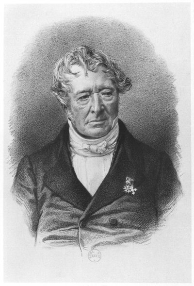 Jean-Jacques Champollion (1778-1867) portréja, Champollion-Figeac, a Lemercier & Co. alkotó: French School
