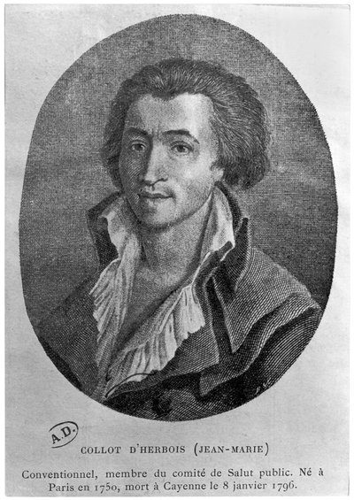 Jean-Marie Collot dHerbois (1750-96) portréja alkotó: French School