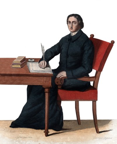 Jean Baptiste Massillon (1663-1742), francia katolikus püspök és prédikátor, Clermont püspökének portréja. alkotó: French School
