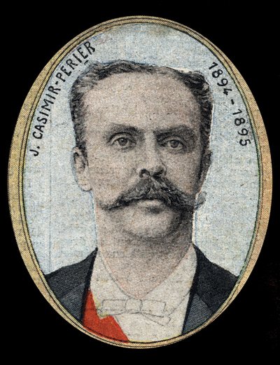 Jean Casimir-Perrier (Casimir Perrier, Casimir Perrier, Casimir-Perrier) (1847-1907), a Francia Köztársaság elnökének portréja. alkotó: French School