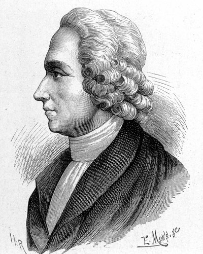 Joseph Priestley (1733 - 1804), brit kémikus és teológus portréja a „” Album of Science-ben; jeles tudósok; Nagy felfedezések””” 1896. alkotó: French School