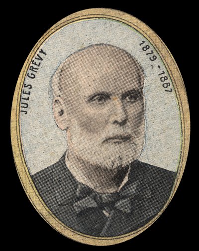 Jules Grevy (1807-1891) köztársasági elnök portréja. alkotó: French School