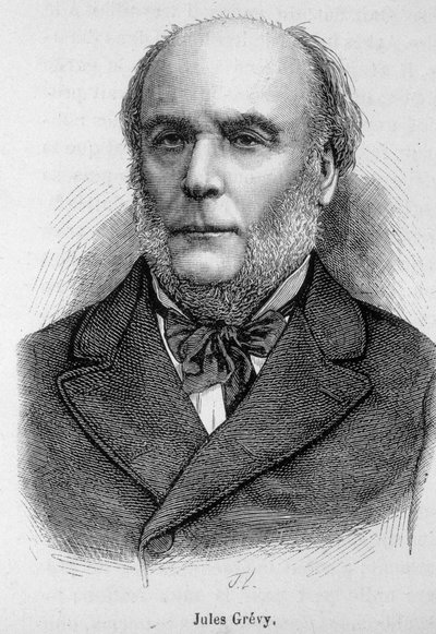 Jules Grèvy (1807-1891) francia politikus portréja – Henri Martin „L’Histoire de France” című művében alkotó: French School