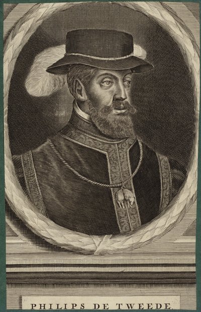 Fülöp spanyol király portréja alkotó: French School