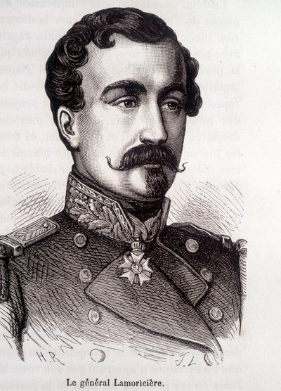 Lamoricière francia tábornok és politikus (1806-1865) portréja alkotó: French School