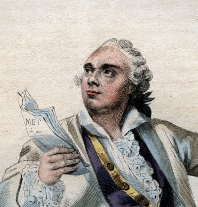 Lekain (1729-1778) francia színész portréja. alkotó: French School