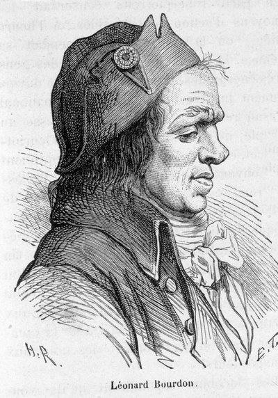 Leonard Bourdon (1754-1807) francia politikus portréja - Henri Martin "L