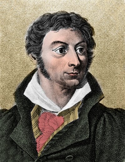 Lorenz Oken (1779-1851) portréja. német természettudós és filozófus alkotó: French School