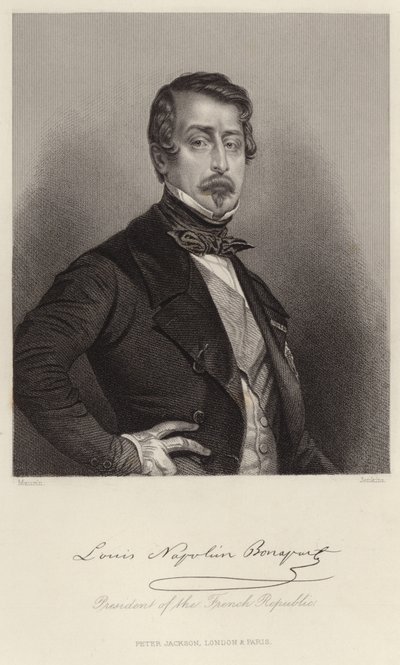 Louis-Napoleon Bonaparte portréja alkotó: French School