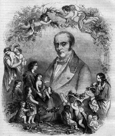 Louis Benoit Guersant (1777-1848) francia orvos portréja. alkotó: French School