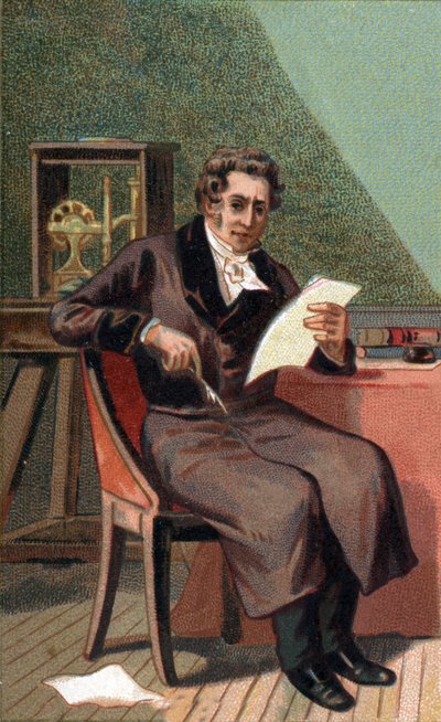 Louis Jacques Thenard (1777-1857) francia kémikus portréja. alkotó: French School