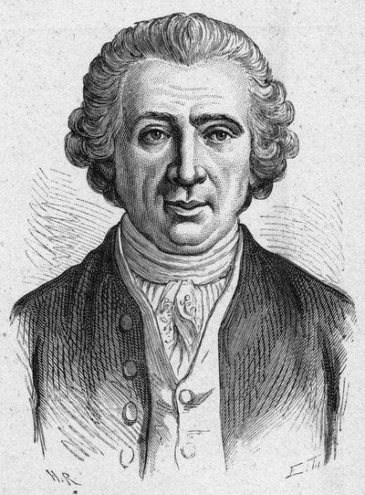 Louis Jean Marie Daubenton francia természettudós (1716-1800) portréja. Metszet 1889-ből. Magángyűjtemény. alkotó: French School