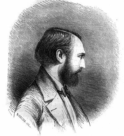 Louis Lacombe (Trouillon Lacombe, Trouillon-Lacombe) (1818-1884) francia zeneszerző portréja. Metszet 1852-ből. alkotó: French School