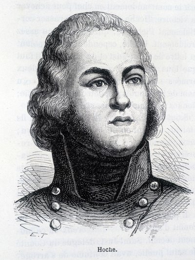 Louis Lazare Hoche (1768-1797) francia tábornok portréja – Henri Martin „L’Histoire de France” című könyvében alkotó: French School