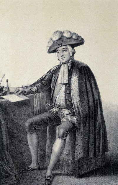 II. Lajos Fülöp József, Orléans és Chartres hercegének, Philippe Egalité néven ismert portréja alkotó: French School