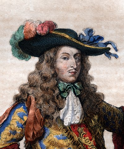 Louis de Bourbon, Conde hercege (1621-1686), francia tábornok, le Grand Conde néven ismert portréja. alkotó: French School