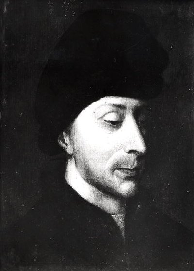 Francia Lajos (1372-1407) orléans-i herceg portréja, 1420 körül alkotó: French School