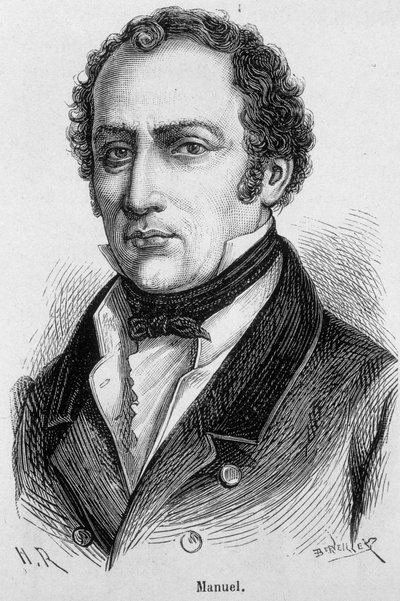 Manuel portréja – Henri Martin „” Franciaország története” című kötetében alkotó: French School