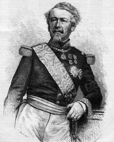 Marechal Adolphe Niel (1802-1869) francia katona és politikus portréja. Metszet az 1869. augusztus 21-i „” Le Monde Illustré”” 645. sz. alkotó: French School