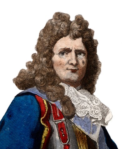 De Vauban márki (1633-1707), francia marsall portréja. alkotó: French School