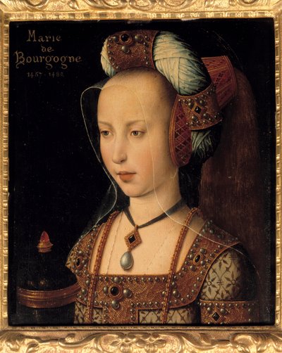 Burgundi Mária (1457-1482), burgundi hercegnő és grófnő portréja alkotó: French School