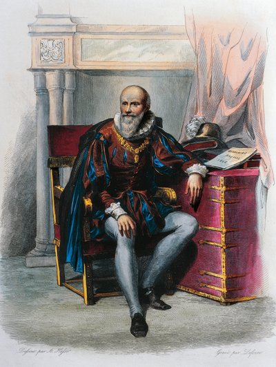 Portrait of Maximilien De Bethune, Duke of Sully alkotó: French School