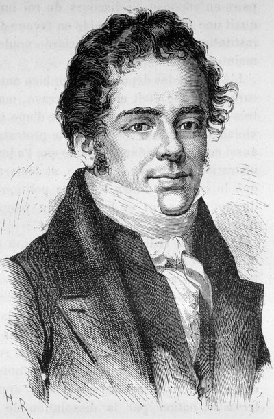 Montbel francia politikus (1787-1861) portréja – Henri Martin „L’Histoire de France” című művében alkotó: French School