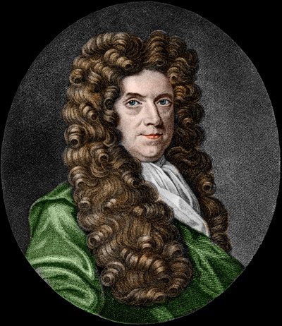 Neremiah Grew (1641-1721) portréja. angol botanikus. alkotó: French School