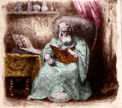 Nostradamus, Michel de Notre Dame portréja (metszet) alkotó: French School