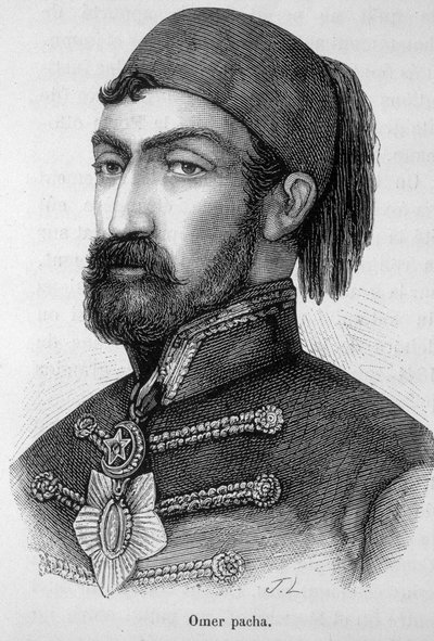 Omer Pacha portréja – Henri Martin „" Franciaország története" című filmjében alkotó: French School