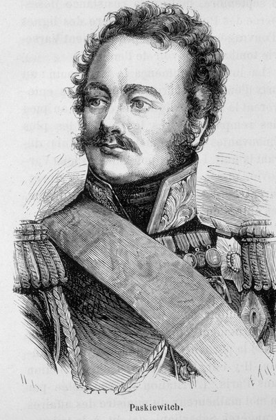 Paskiewitch (vagy Paskeevich), orosz marsall (1782-1856) portréja - Henri Martin "L