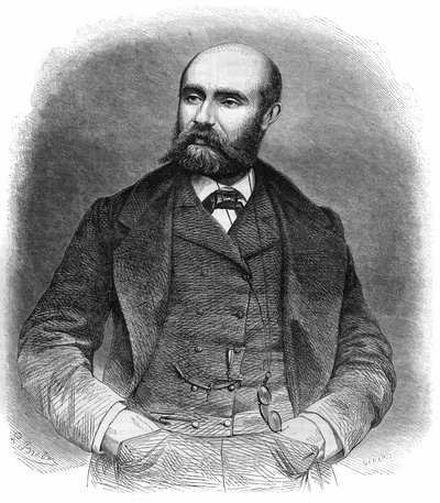 Paul Henry Corintin Feval portréja (Paul Feval pere alkotó: French School