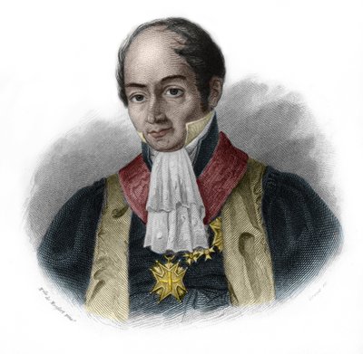 Pierre-Francois-Hercule (Pierre Francois Hercule), Serre grófja (1776-1824), francia politikus portréja. Louis de Cormenin Timon „” LIBRE DES SPEAKERS” című részében. 1842. Magángyűjtemény. alkotó: French School