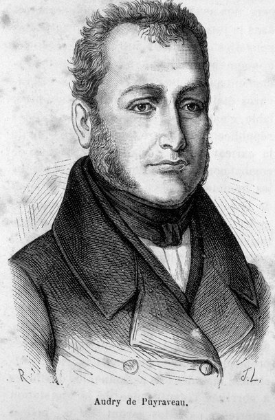 Pierre Francais Audry de Puyraveau (1783-1852), francia helyettes portréja. alkotó: French School