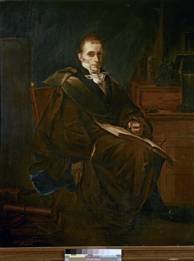 René-Théophile-Hyacinthe Laennec portréja (olaj, vászon) alkotó: French School